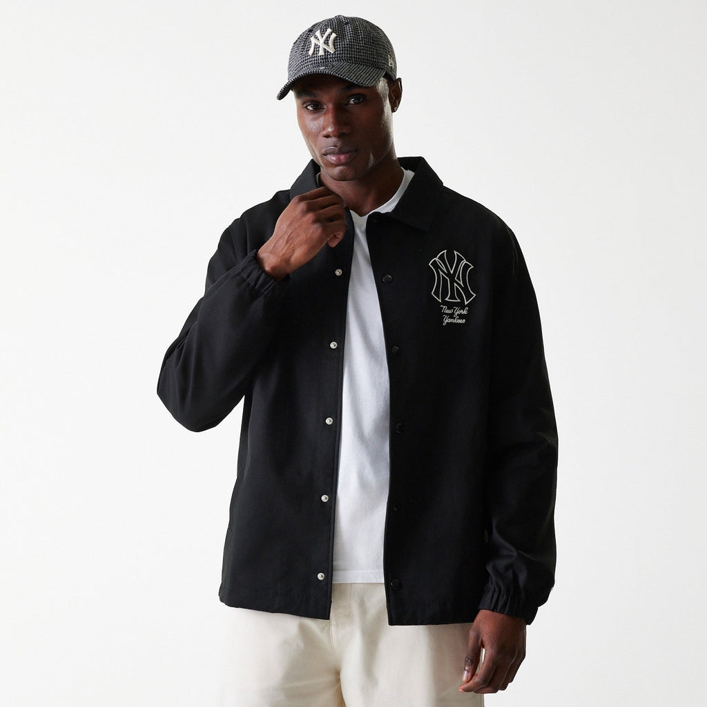 New York Yankees MLB Twill Coaches Jacket New Era Official Sports Fan Gear Official NFL Fan Gear Popular Style