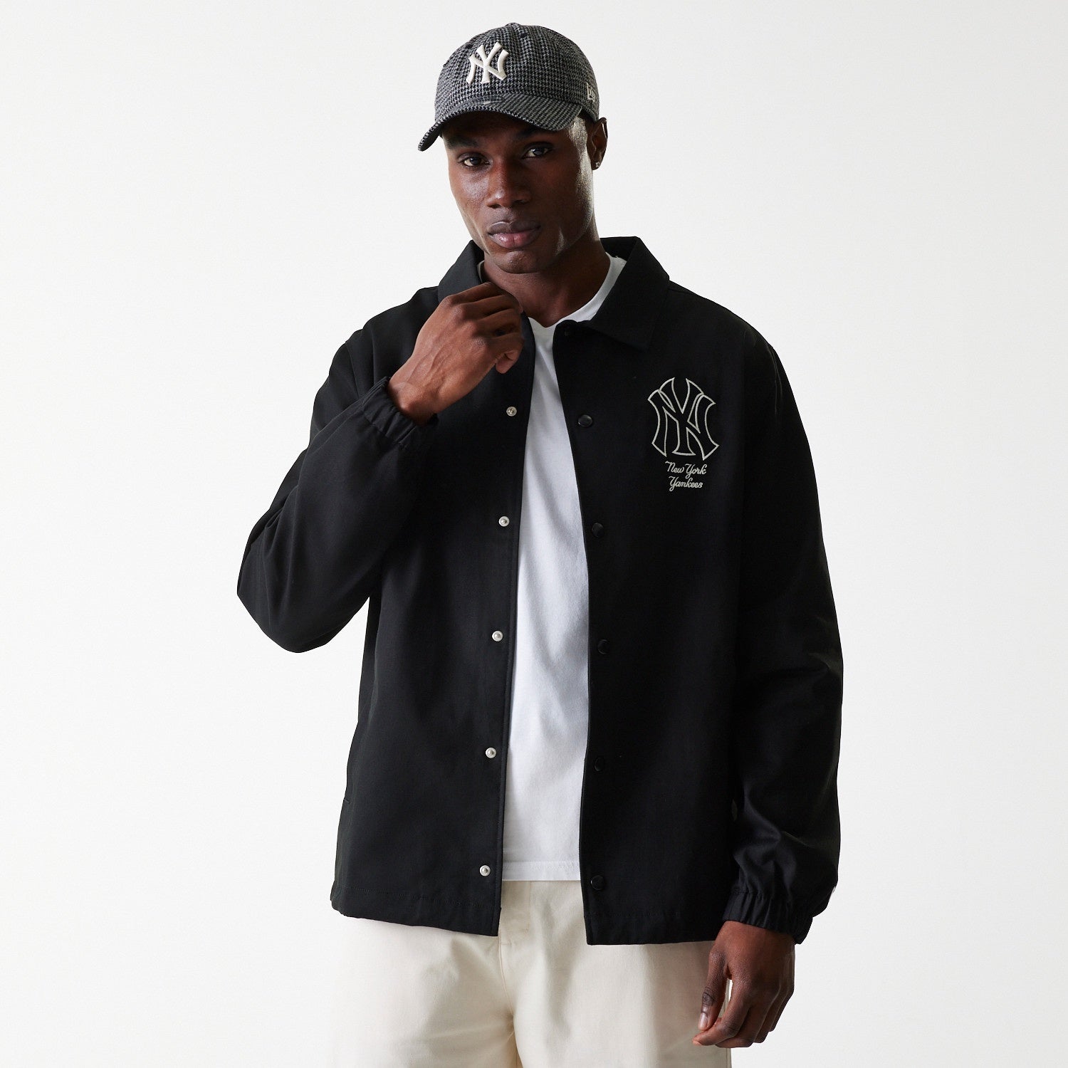 New York Yankees MLB Twill Coaches Jacket New Era Official Sports Fan Gear Official NFL Fan Gear Popular Style