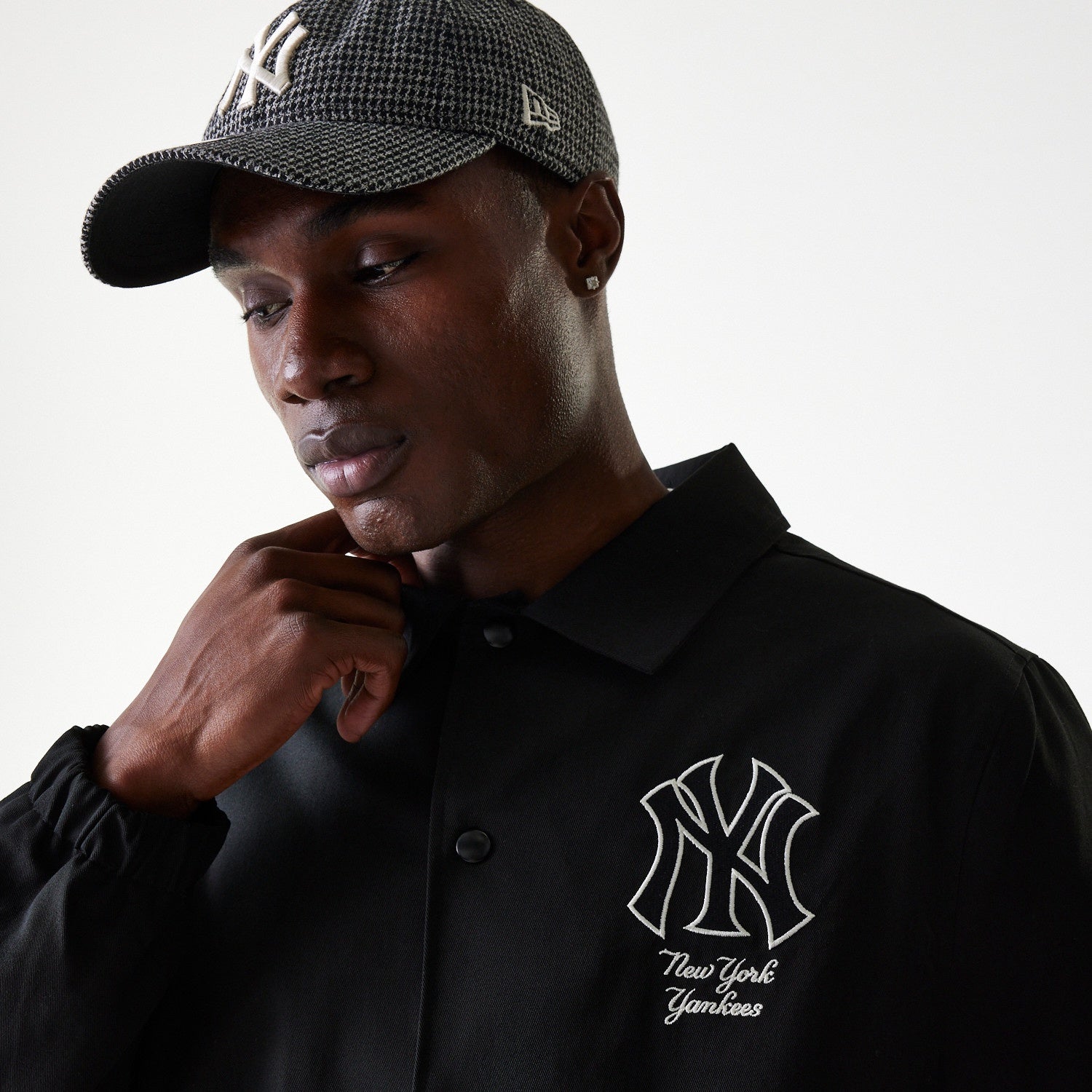 New York Yankees MLB Twill Coaches Jacket New Era Official Sports Fan Gear Official NFL Fan Gear Popular Style