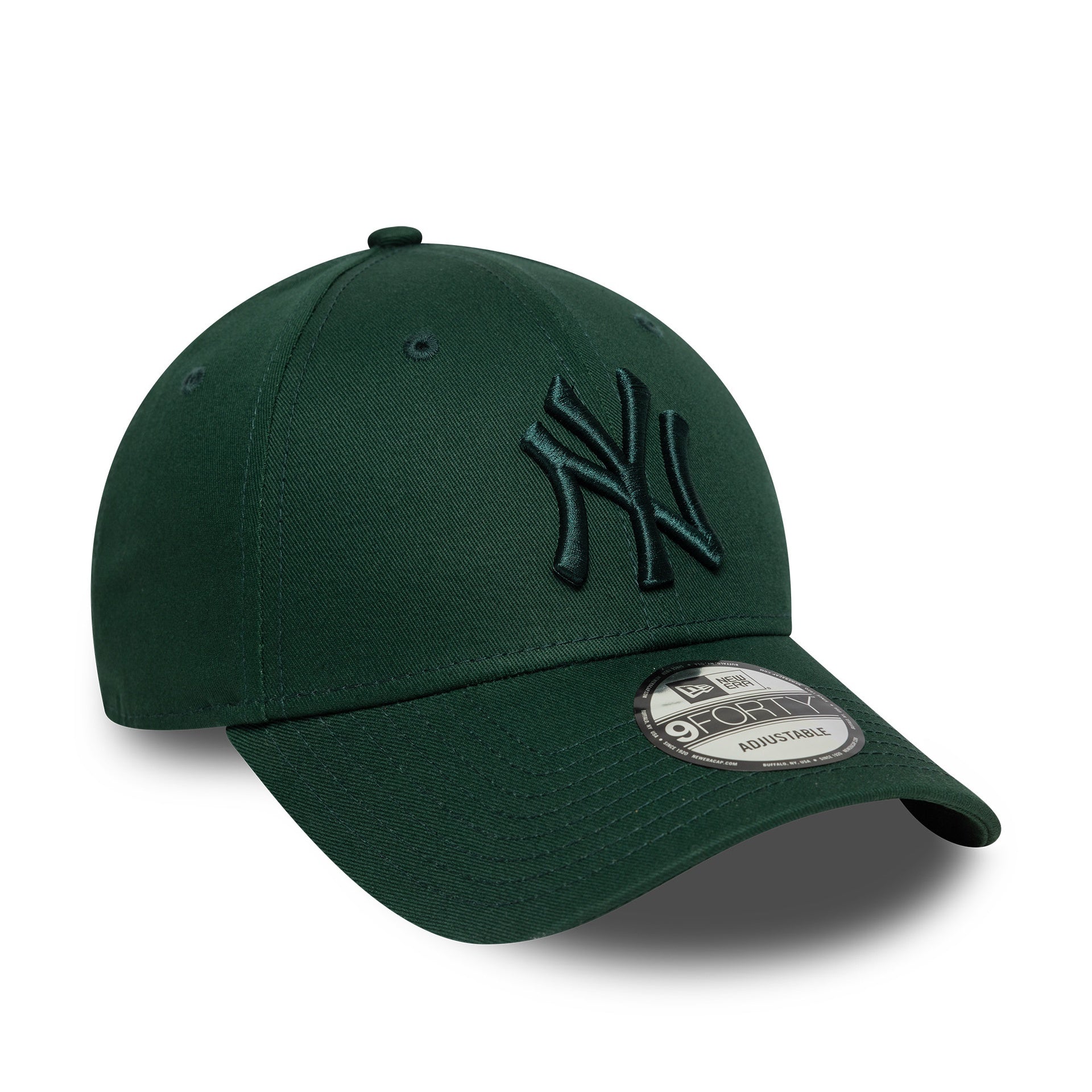 New York Yankees MLB League Essential 9FORTY Strapback New Era Green Official Team Hat Sports Fan Cap Official NFL Team Hat Football Fan Cap