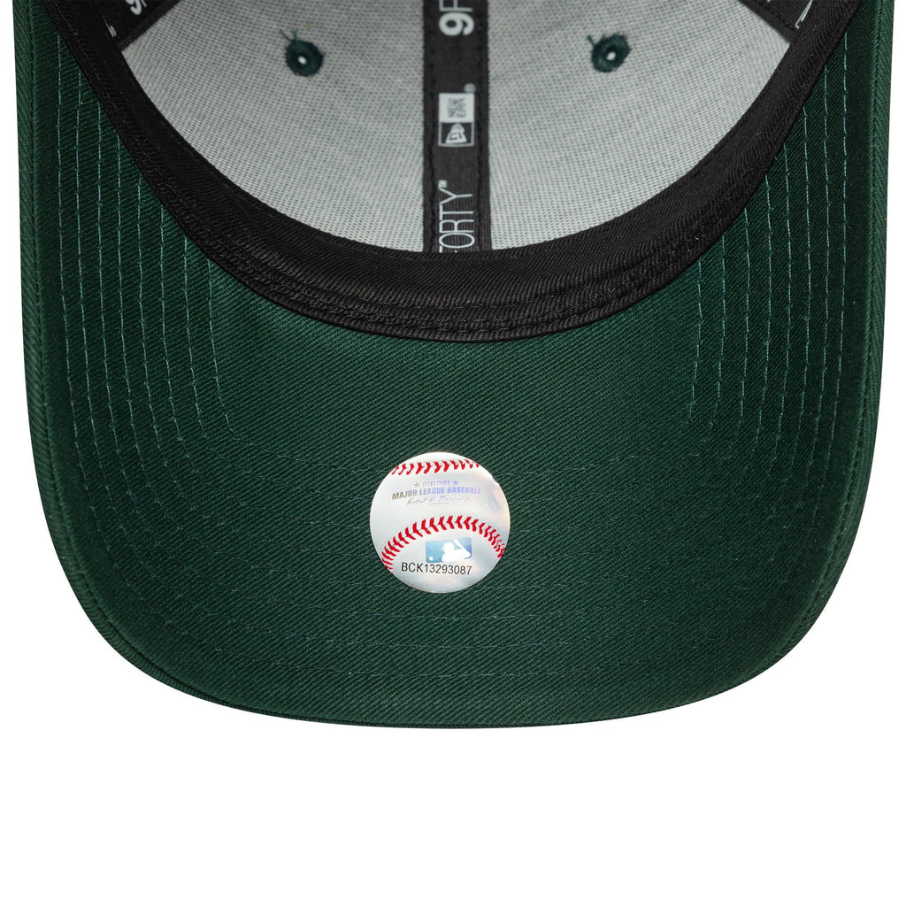 New York Yankees MLB League Essential 9FORTY Strapback New Era Green Official Team Hat Sports Fan Cap Official NFL Team Hat Football Fan Cap