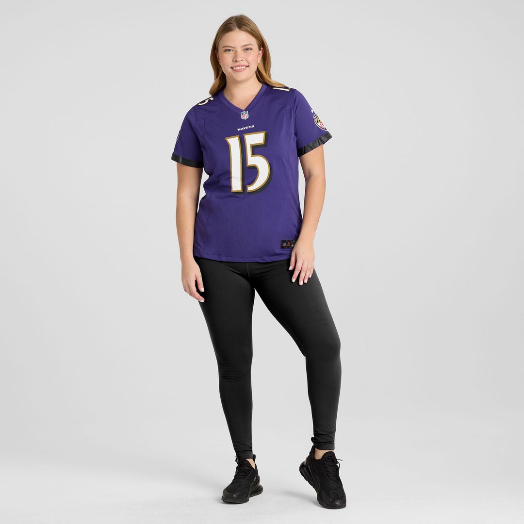 Cooper Rush Baltimore Ravens Nike Women's Team Game Jersey -  Purple