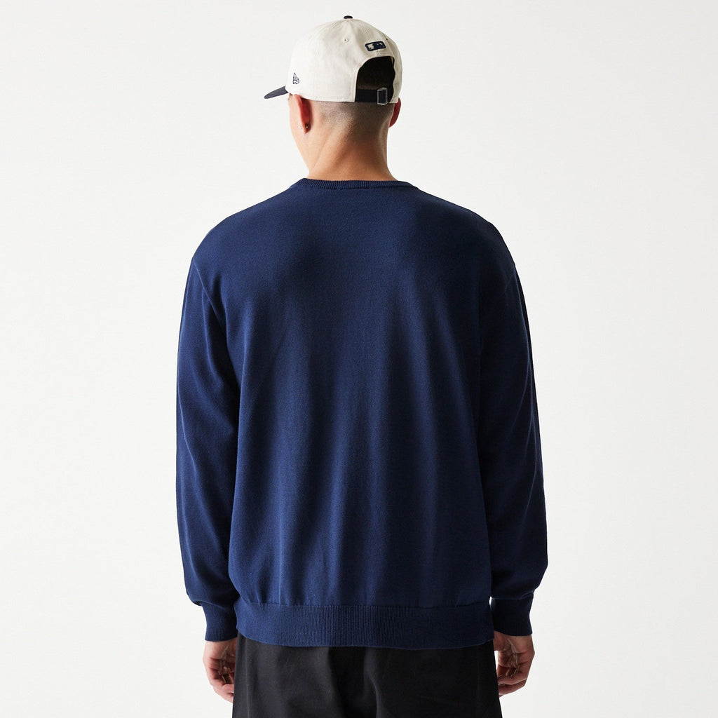 MLB Essential Knit Sweater New York Yankees Navy Official Sports Fan Gear Official NFL Fan Gear Popular Style