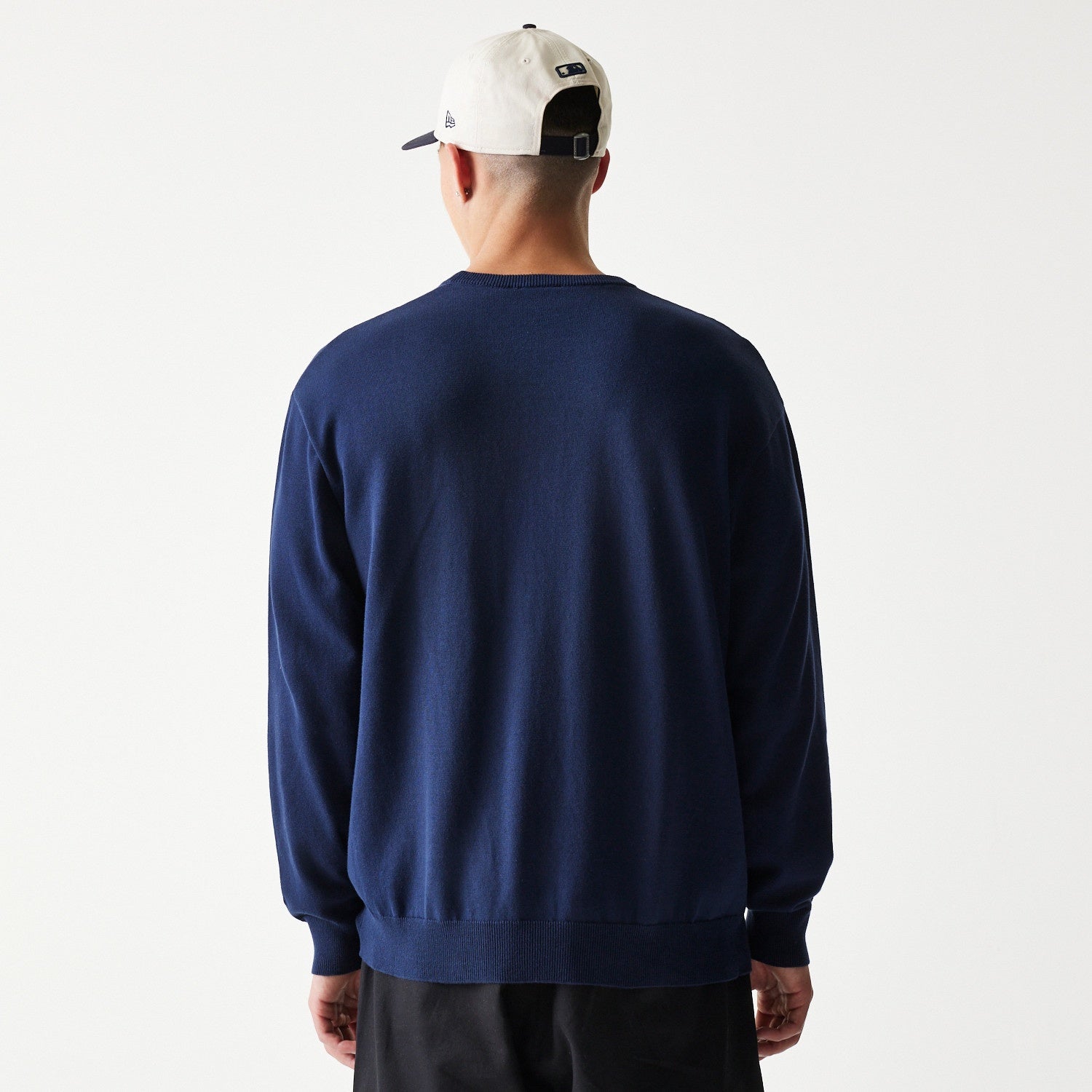 MLB Essential Knit Sweater New York Yankees Navy Official Sports Fan Gear Official NFL Fan Gear Popular Style