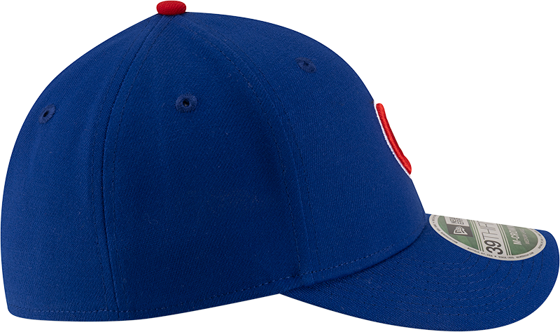 Chicago Cubs New Era M-Crown 39Thirty Player Replica Blue Flex Fit Hat Official Team Hat Sports Fan Cap Official NFL Team Hat Football Fan Cap