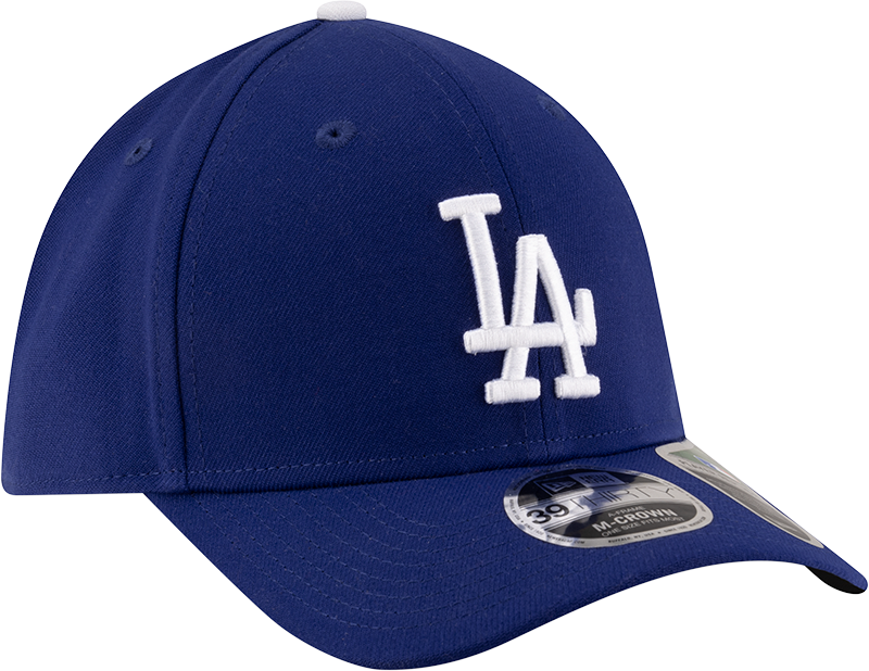 Los Angeles Dodgers New Era M-Crown 39Thirty Player Replica Blue Flex Fit Hat Official Team Hat Sports Fan Cap Official NFL Team Hat Football Fan Cap