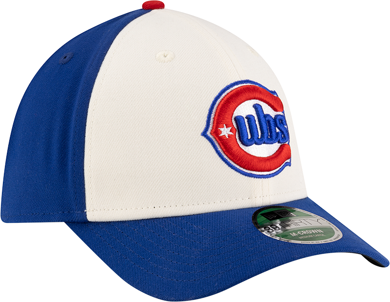 Chicago Cubs New Era M-Crown 39Thirty Alternate 2 Player Replica Blue Flex Fit Hat Official Team Hat Sports Fan Cap Official NFL Team Hat Football