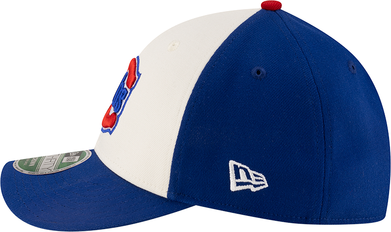 Kids Chicago Cubs New Era M-Crown 39Thirty Alternate 2 Player Replica Blue Flex Fit Hat Official Team Hat Sports Fan Cap Official NFL Team Hat