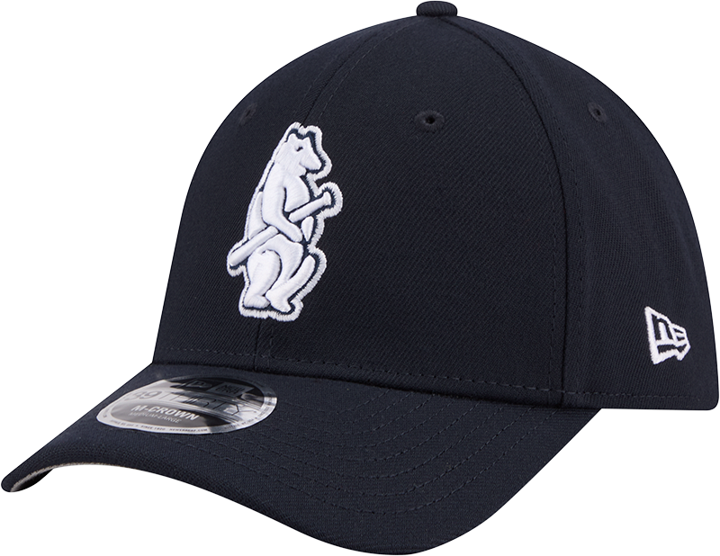 Chicago Cubs Cooperstown Collection 14 New Era M-Crown 39Thirty Navy Flex Fit Hat Official Team Hat Sports Fan Cap Official NFL Team Hat Football Fan