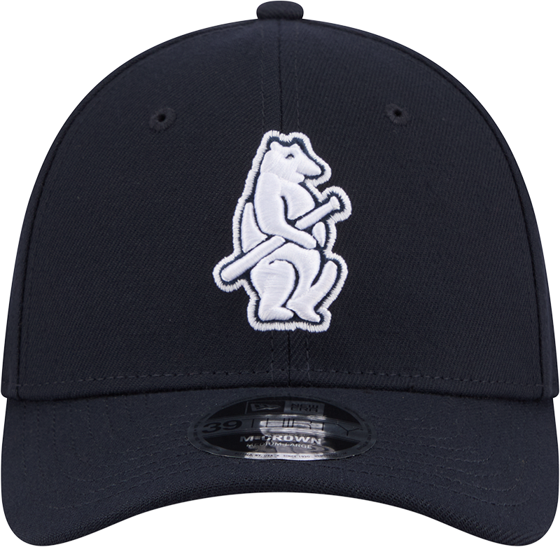 Chicago Cubs Cooperstown Collection 14 New Era M-Crown 39Thirty Navy Flex Fit Hat Official Team Hat Sports Fan Cap Official NFL Team Hat Football Fan