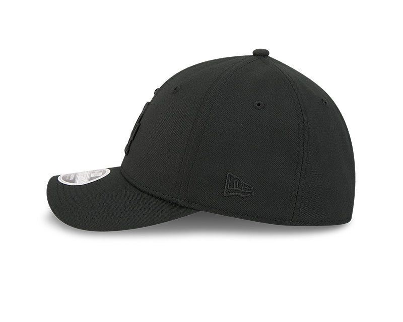 Los Angeles Dodgers M-Crown 39Thirty Tonal Black Flex Fit Hat Official Team Hat Sports Fan Cap Official NFL Team Hat Football Fan Cap