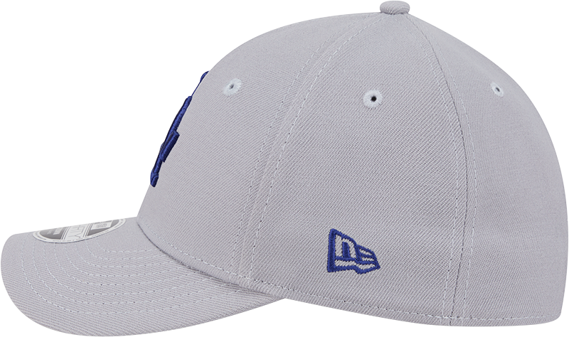 Los Angeles Dodgers New Era M-Crown 39Thirty Gray Flex Fit Hat Official Team Hat Sports Fan Cap Official NFL Team Hat Football Fan Cap