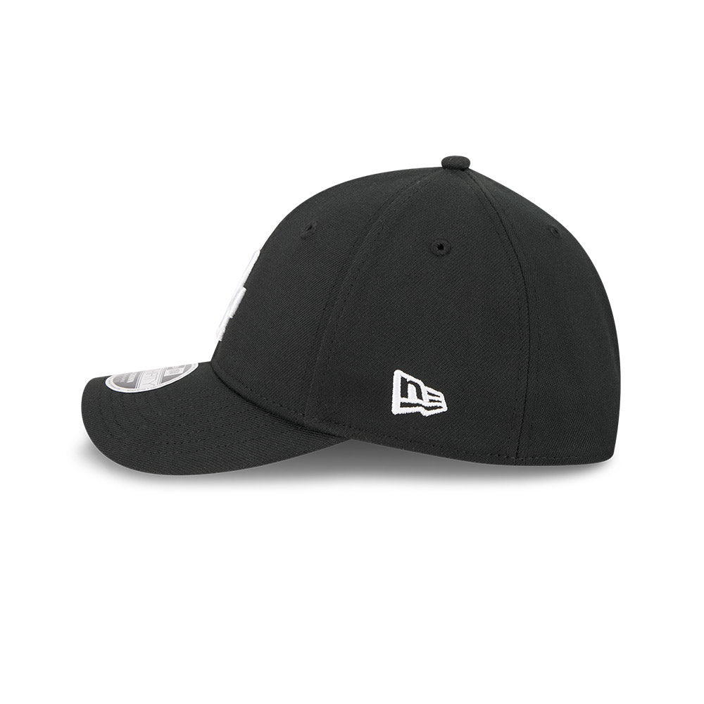 Los Angeles Dodgers M-Crown 39Thirty Black White Flex Fit Hat Official Team Hat Sports Fan Cap Official NFL Team Hat Football Fan Cap