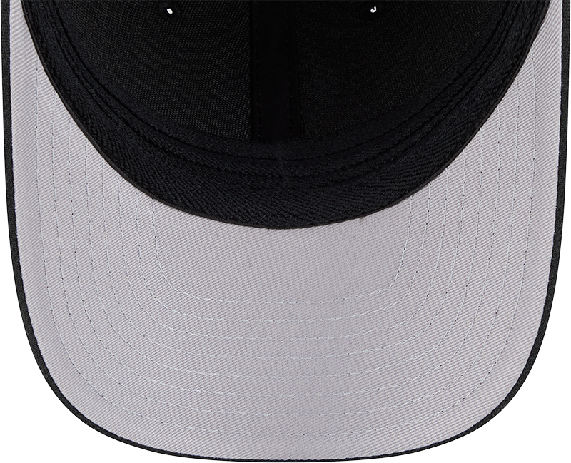 Chicago Cubs New Era M-Crown 39Thirty Black White Flex Fit Hat Official Team Hat Sports Fan Cap Official NFL Team Hat Football Fan Cap
