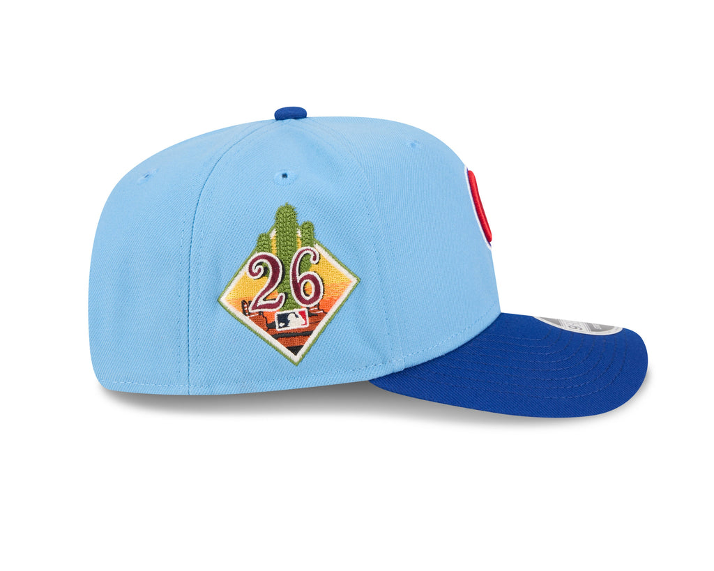 Chicago Cubs New Era 2026 Spring Training 9SEVENTY Stretch Snap Adjustable Hat - Blue Official Team Hat Sports Fan Cap Official NFL Team Hat Football