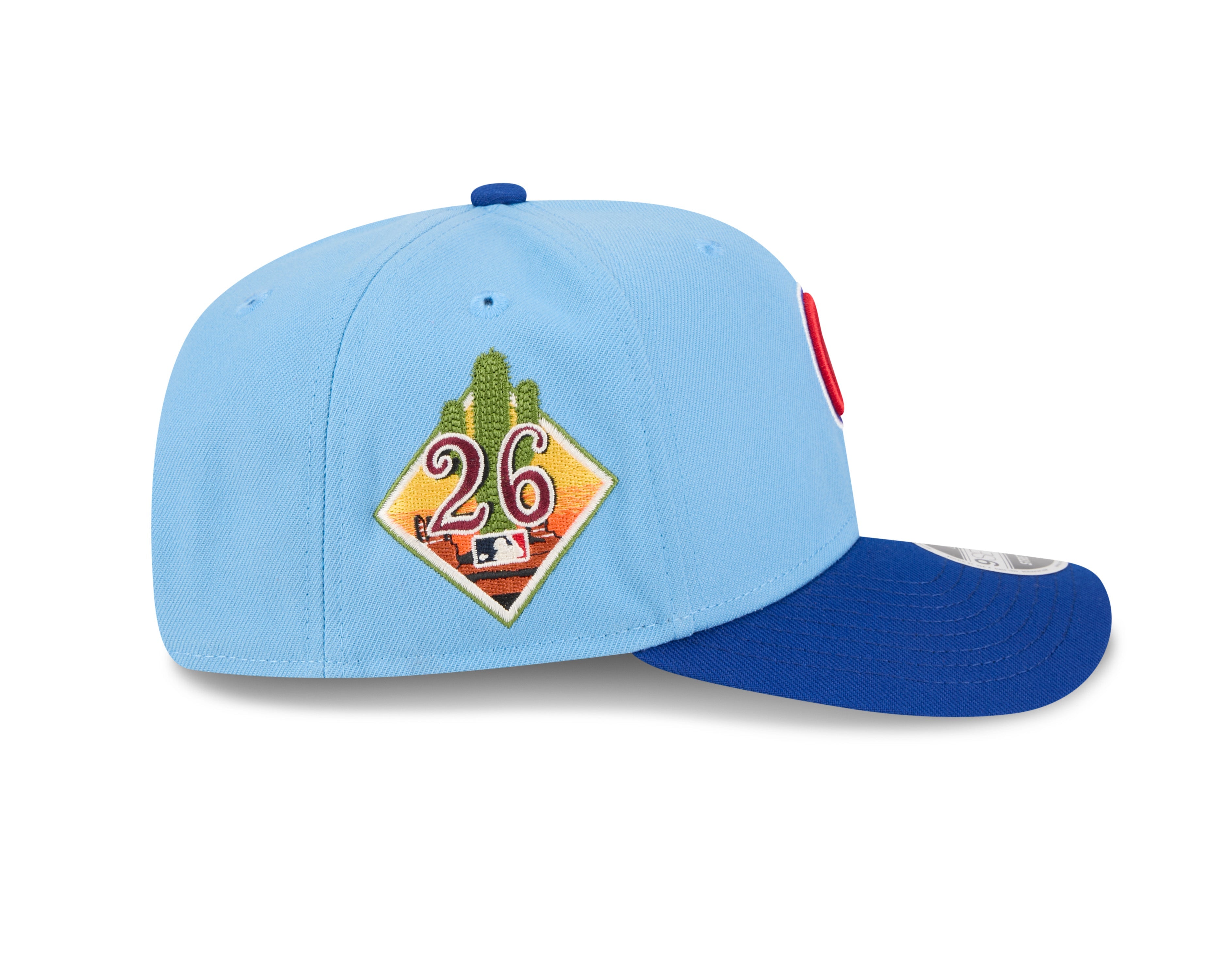 Chicago Cubs New Era 2026 Spring Training 9SEVENTY Stretch Snap Adjustable Hat - Blue Official Team Hat Sports Fan Cap Official NFL Team Hat Football