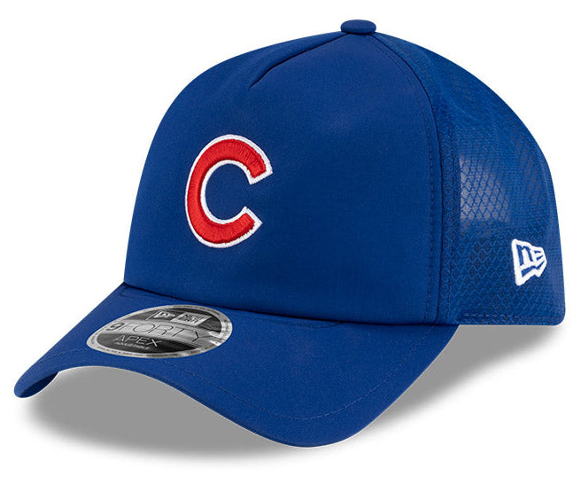 Chicago Cubs New Era 2026 Batting Practice 9Forty APEX C Logo Snap Adjustable Hat-Royal Official Team Hat Sports Fan Cap Official NFL Team Hat
