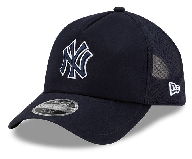 New York Yankees New Era Batting Practice 2026 9Forty APEX Snap Adjustable Hat-Navy Official Team Hat Sports Fan Cap Official NFL Team Hat Football