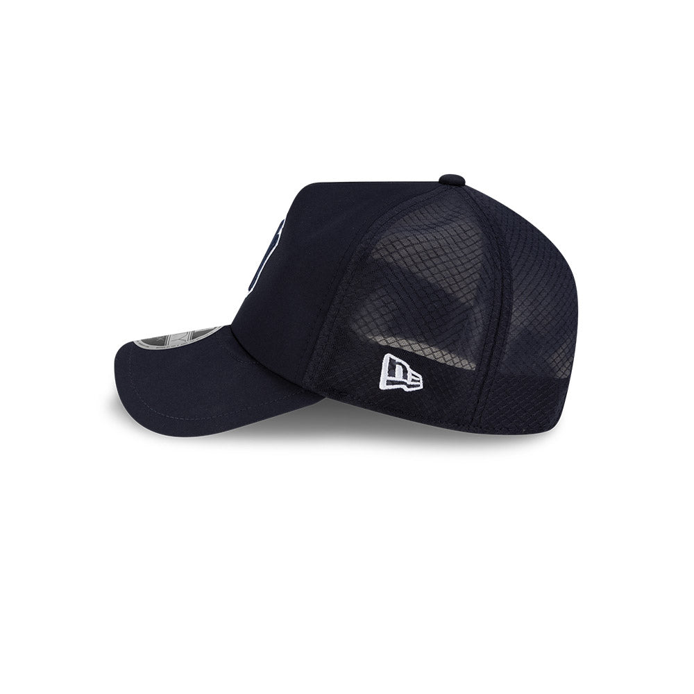 New York Yankees New Era Batting Practice 2026 9Forty APEX Snap Adjustable Hat-Navy Official Team Hat Sports Fan Cap Official NFL Team Hat Football