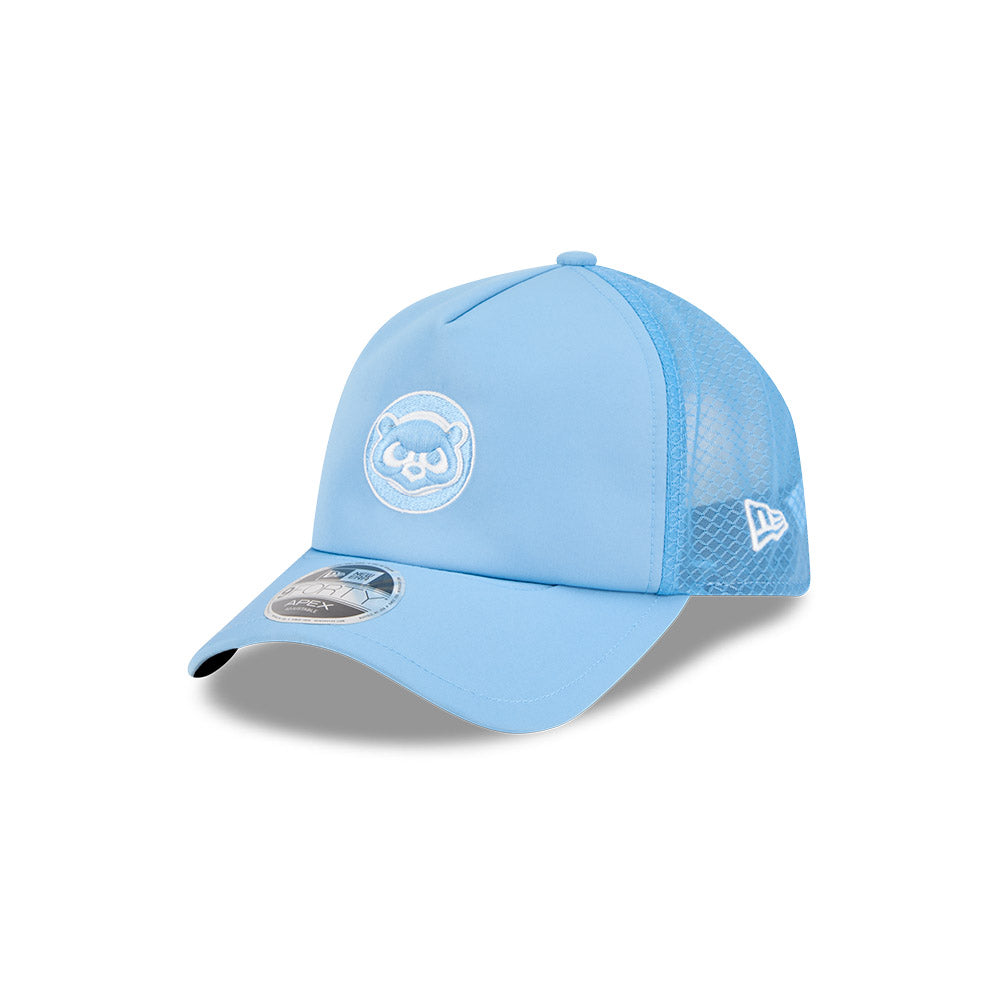 Chicago Cubs New Era 2026 Batting Practice 9Forty APEX 1984 Bear Logo Snap Adjustable Hat-Sky Blue Official Team Hat Sports Fan Cap Official NFL Team