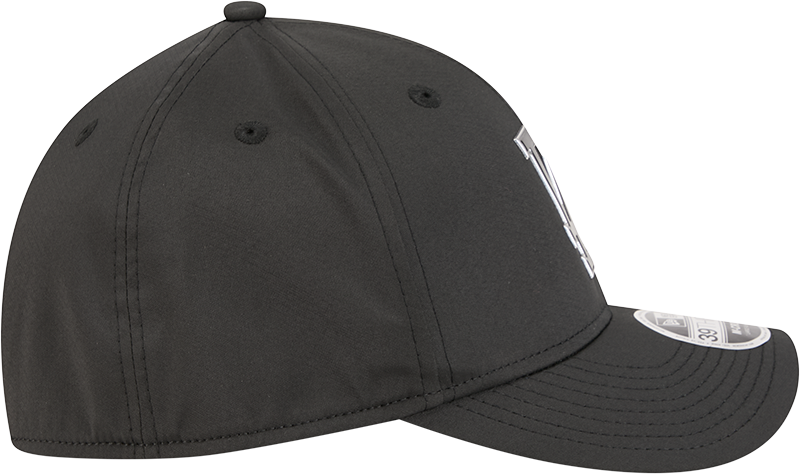 Los Angeles Dodgers New Era M-Crown 39Thirty Metallic Black Performance Flex Fit Hat Official Team Hat Sports Fan Cap Official NFL Team Hat Football