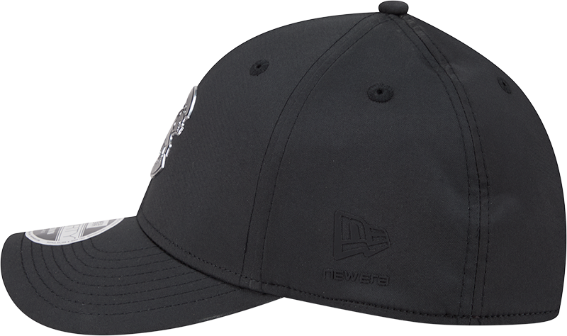 Chicago Cubs New Era M-Crown 39Thirty Metallic Black Performance Flex Fit Hat-Crawling Bear Official Team Hat Sports Fan Cap Official NFL Team Hat