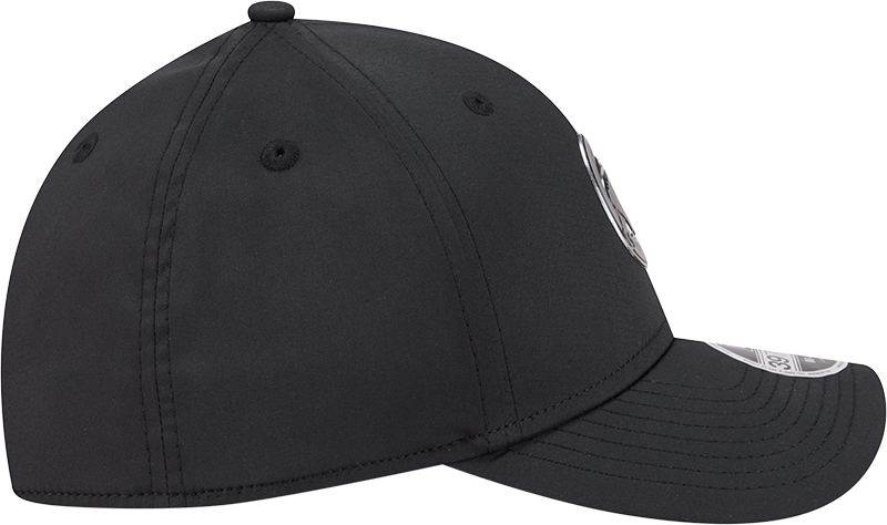 Chicago Cubs New Era M-Crown 39Thirty Metallic Black Performance Flex Fit Hat-Crawling Bear Official Team Hat Sports Fan Cap Official NFL Team Hat