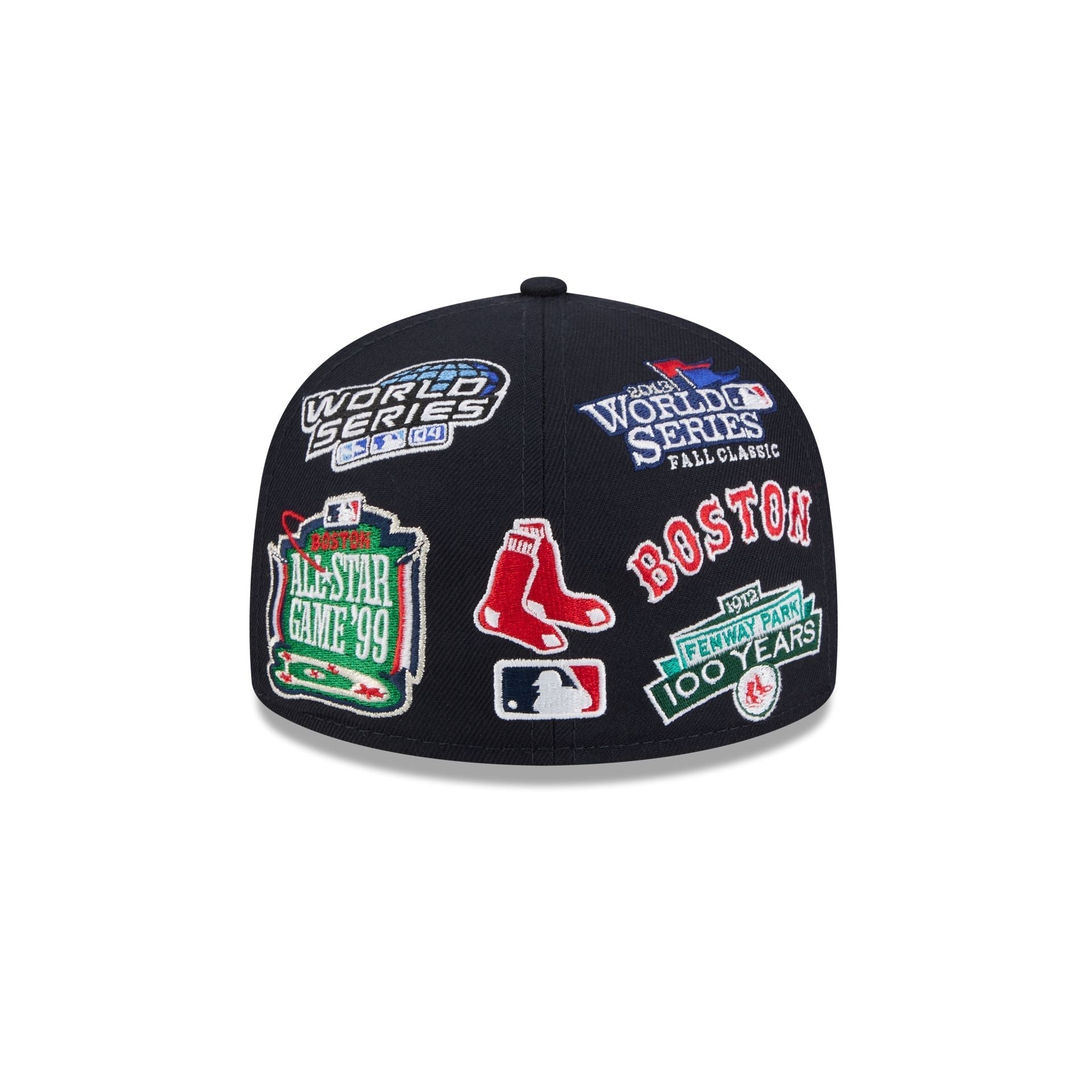 Boston Red Sox MLB All Over Patch 59FIFTY New Era Official Team Hat Sports Fan Cap Official NFL Team Hat Football Fan Cap