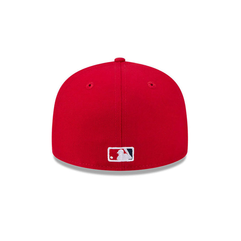 Anaheim Angels MLB Hidden Hit 59FIFTY Fitted New Era Red Official Team Hat Sports Fan Cap Official NFL Team Hat Football Fan Cap