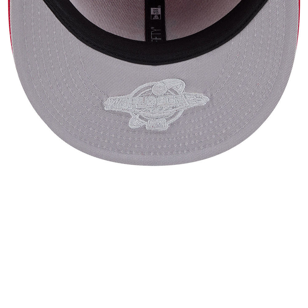 Anaheim Angels MLB Hidden Hit 59FIFTY Fitted New Era Red Official Team Hat Sports Fan Cap Official NFL Team Hat Football Fan Cap