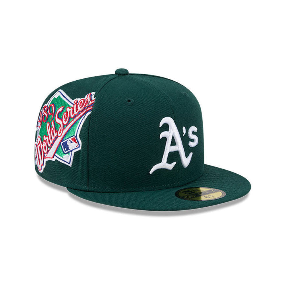 Oakland Athletics MLB Hidden Hit 59FIFTY Fitted New Era Official Team Hat Sports Fan Cap Official NFL Team Hat Football Fan Cap