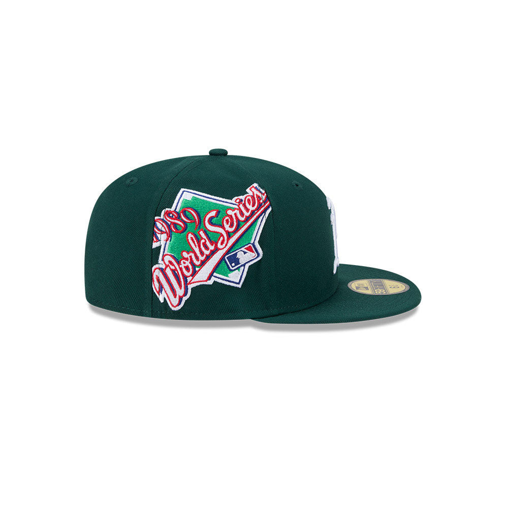 Oakland Athletics MLB Hidden Hit 59FIFTY Fitted New Era Official Team Hat Sports Fan Cap Official NFL Team Hat Football Fan Cap