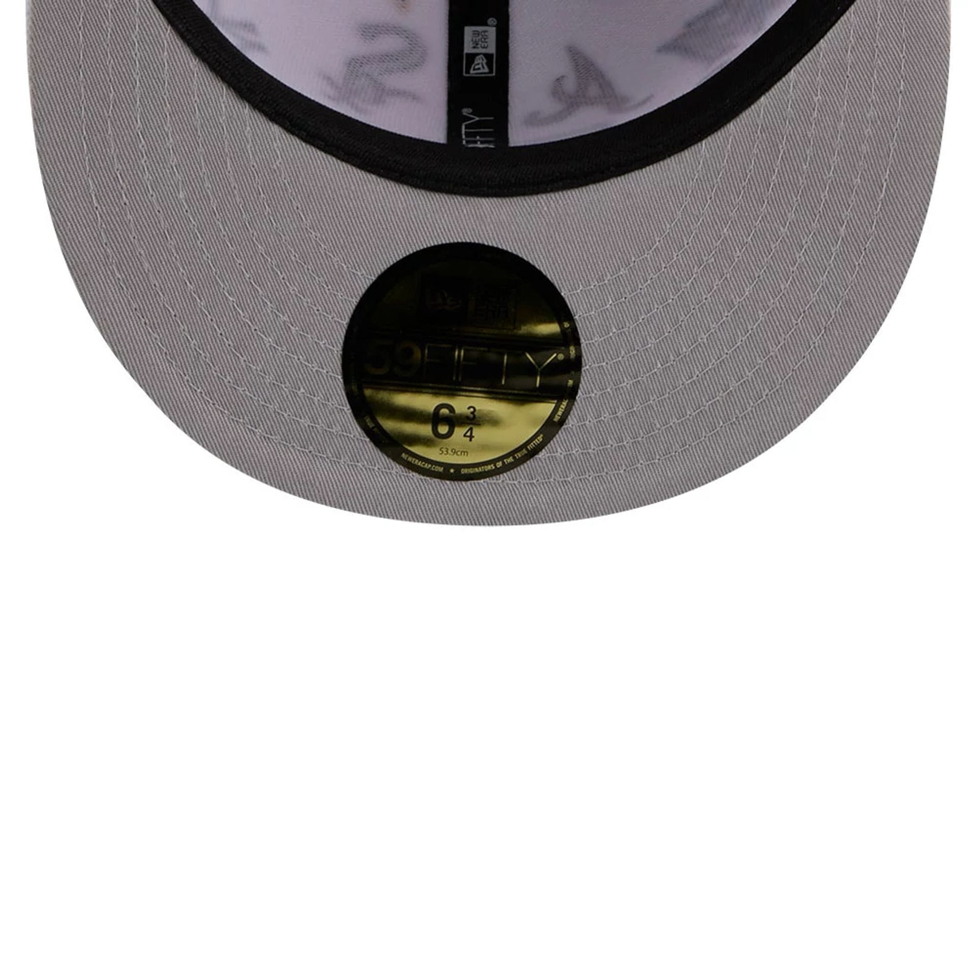 MLB All Over Patch 59FIFTY Fitted New Era White Official Team Hat Sports Fan Cap Official NFL Team Hat Football Fan Cap