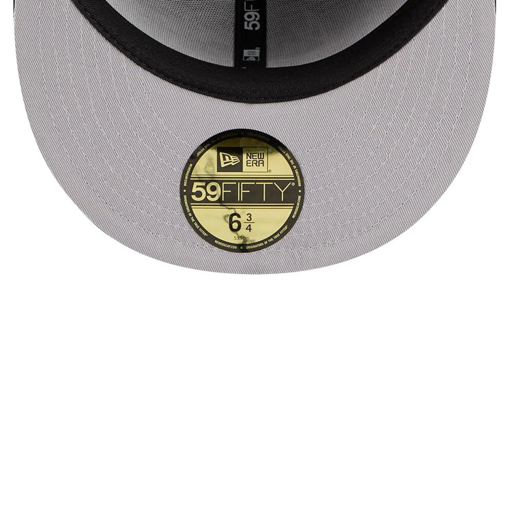 MLB All Over Patch 59FIFTY Fitted New Era Black Official Team Hat Sports Fan Cap Official NFL Team Hat Football Fan Cap