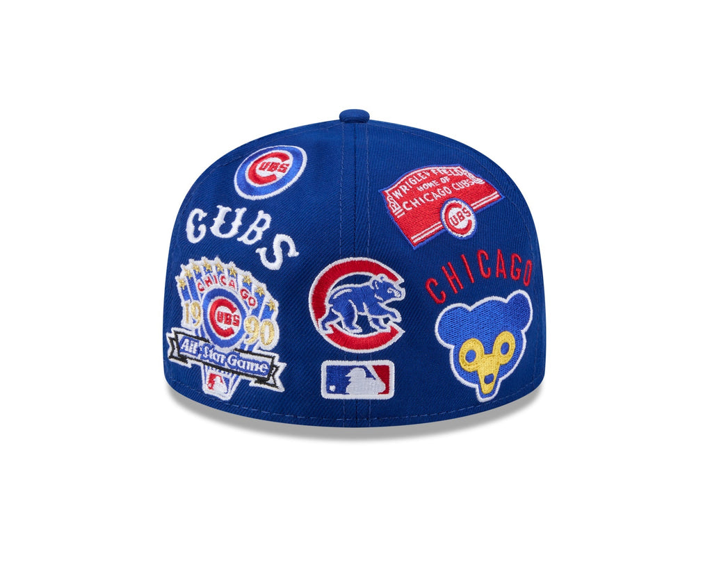 Chicago Cubs MLB All Over Patch 59FIFTY Fitted New Era Official Team Hat Sports Fan Cap Official NFL Team Hat Football Fan Cap