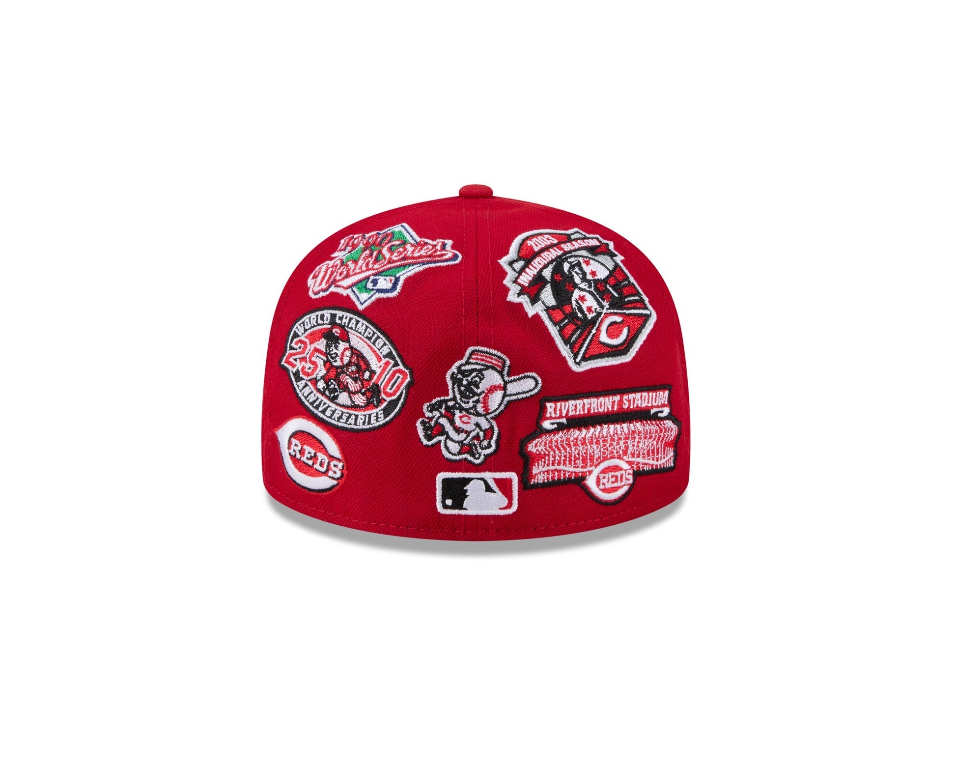 Cincinnati Reds MLB All Over Patch 59FIFTY Fitted New Era Official Team Hat Sports Fan Cap Official NFL Team Hat Football Fan Cap