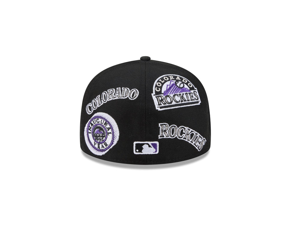 Colorado Rockies MLB All Over Patch 59FIFTY Fitted New Era Official Team Hat Sports Fan Cap Official NFL Team Hat Football Fan Cap
