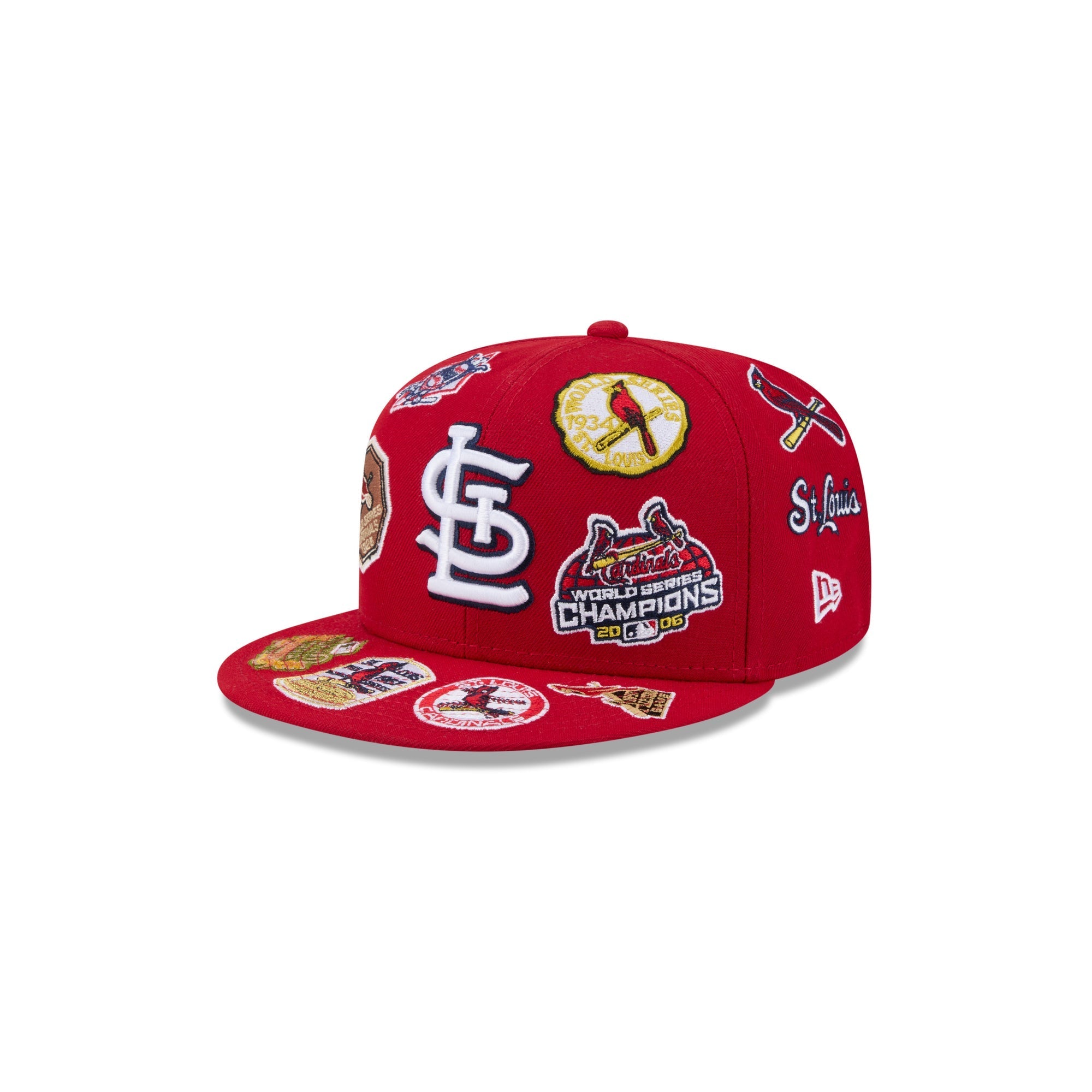 St Louis Cardinals MLB All Over Patch 59FIFTY New Era Official Team Hat Sports Fan Cap Official NFL Team Hat Football Fan Cap