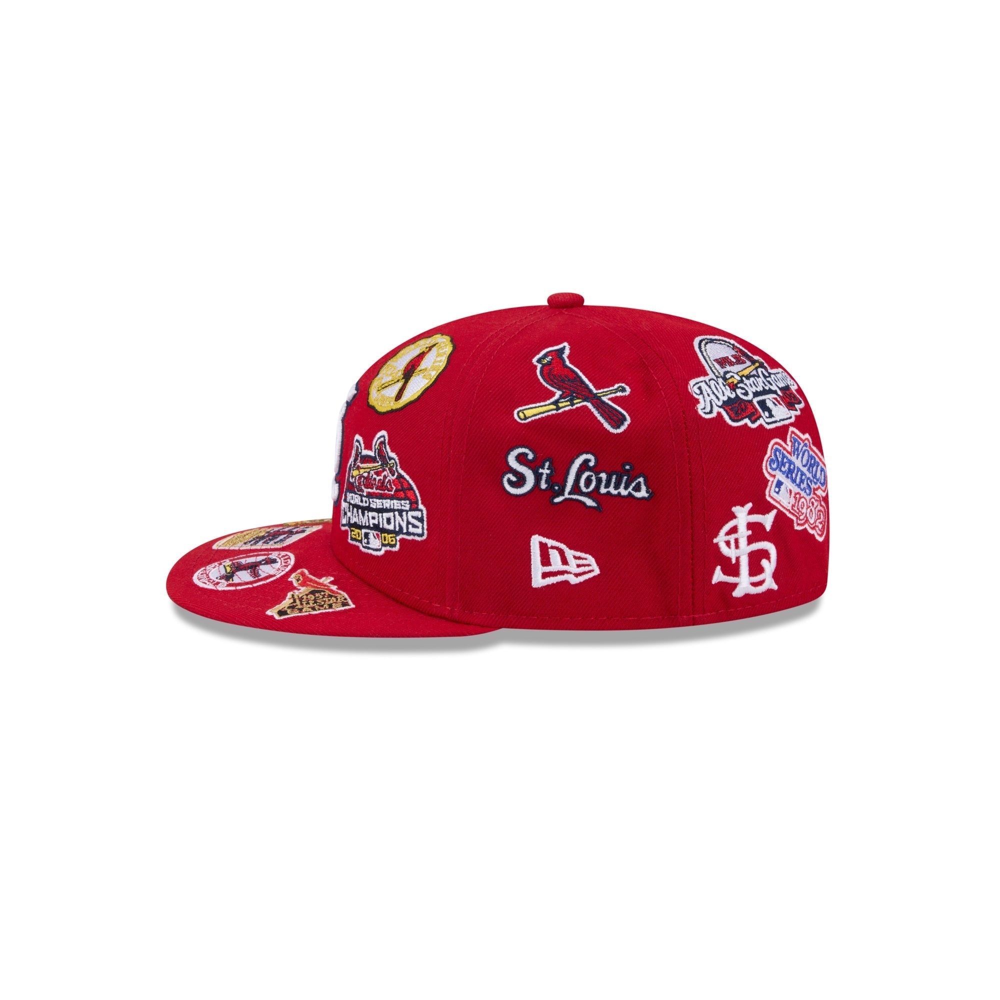 St Louis Cardinals MLB All Over Patch 59FIFTY New Era Official Team Hat Sports Fan Cap Official NFL Team Hat Football Fan Cap
