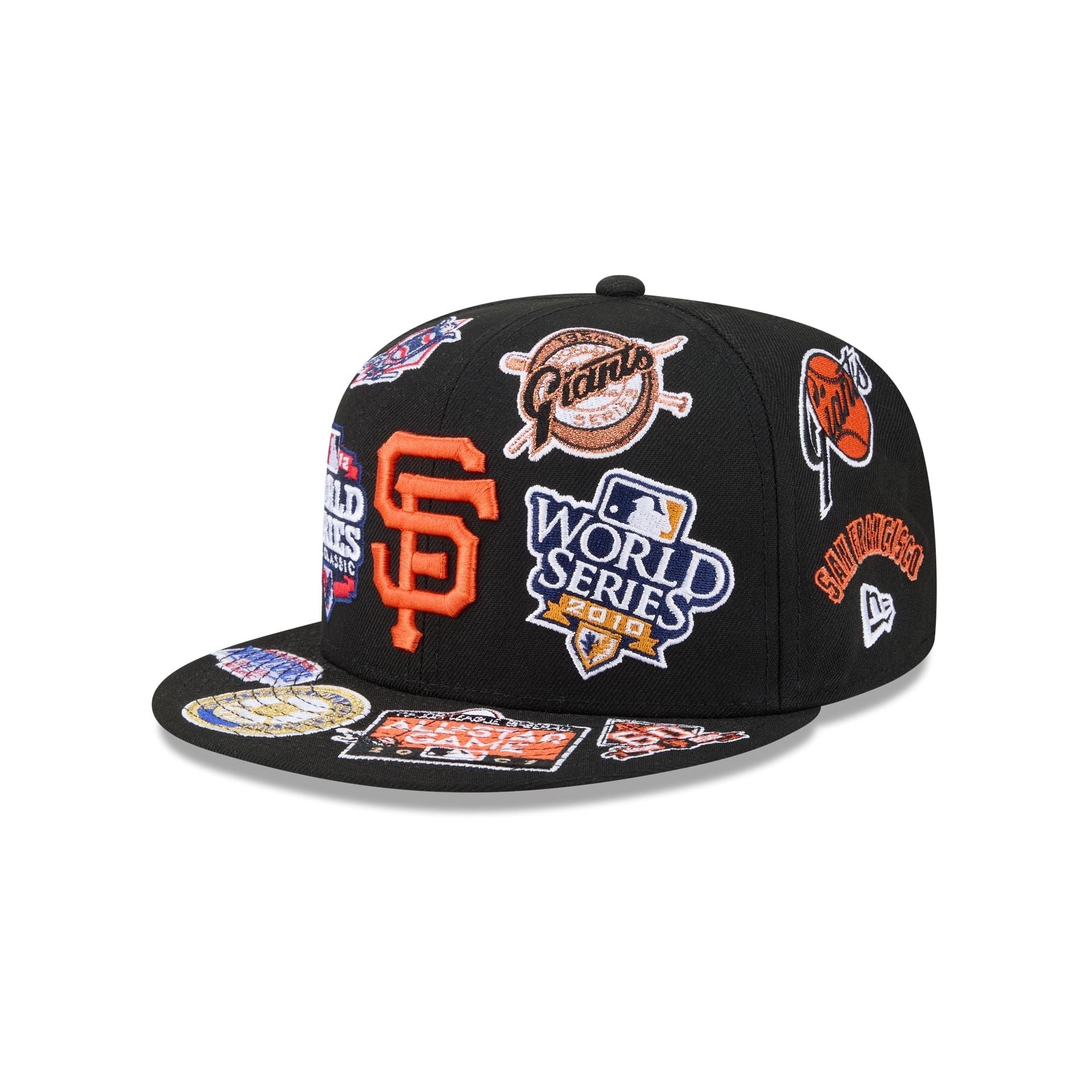 San Francisco Giants MLB All Over Patch 59FIFTY Fitted New Era Official Team Hat Sports Fan Cap Official NFL Team Hat Football Fan Cap