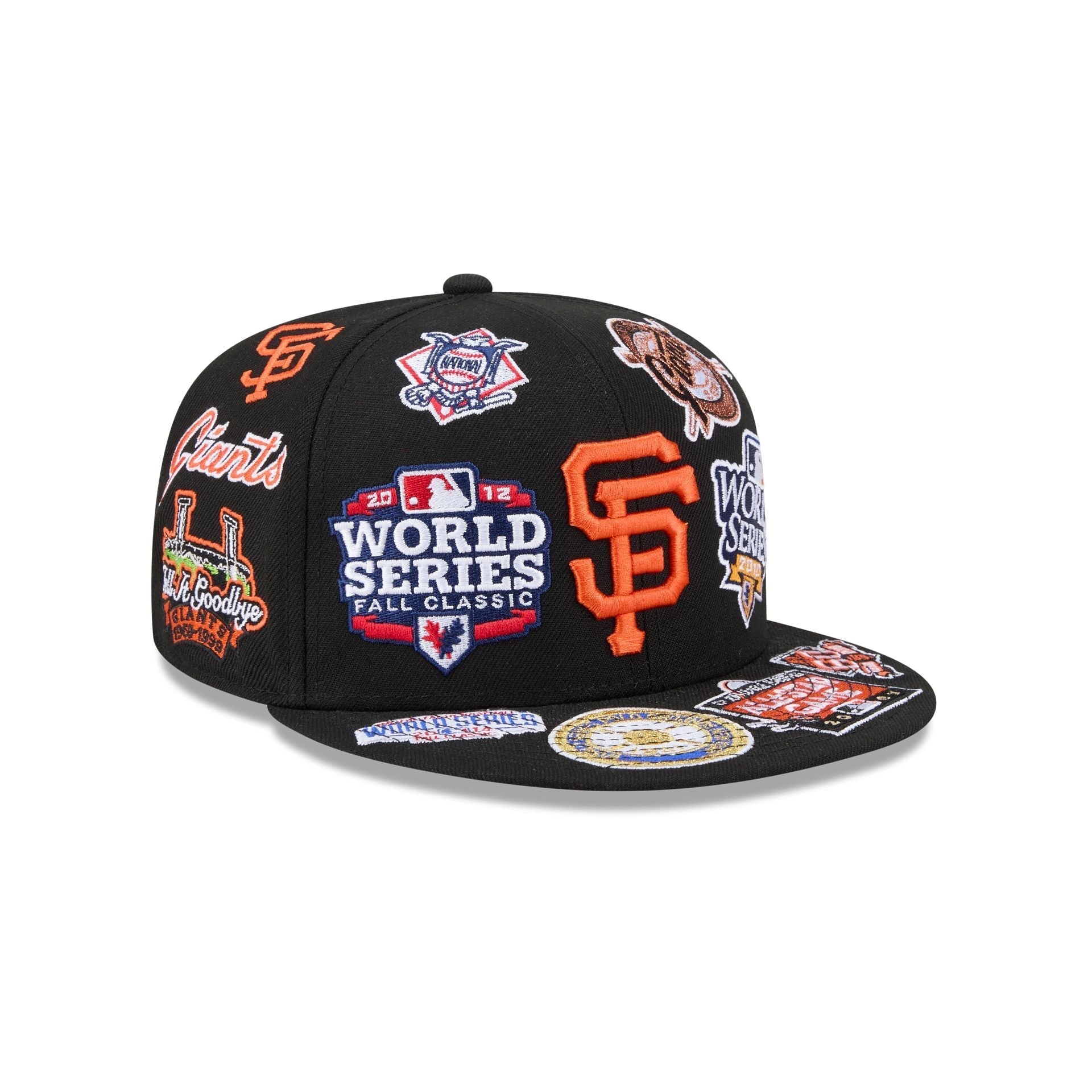 San Francisco Giants MLB All Over Patch 59FIFTY Fitted New Era Official Team Hat Sports Fan Cap Official NFL Team Hat Football Fan Cap