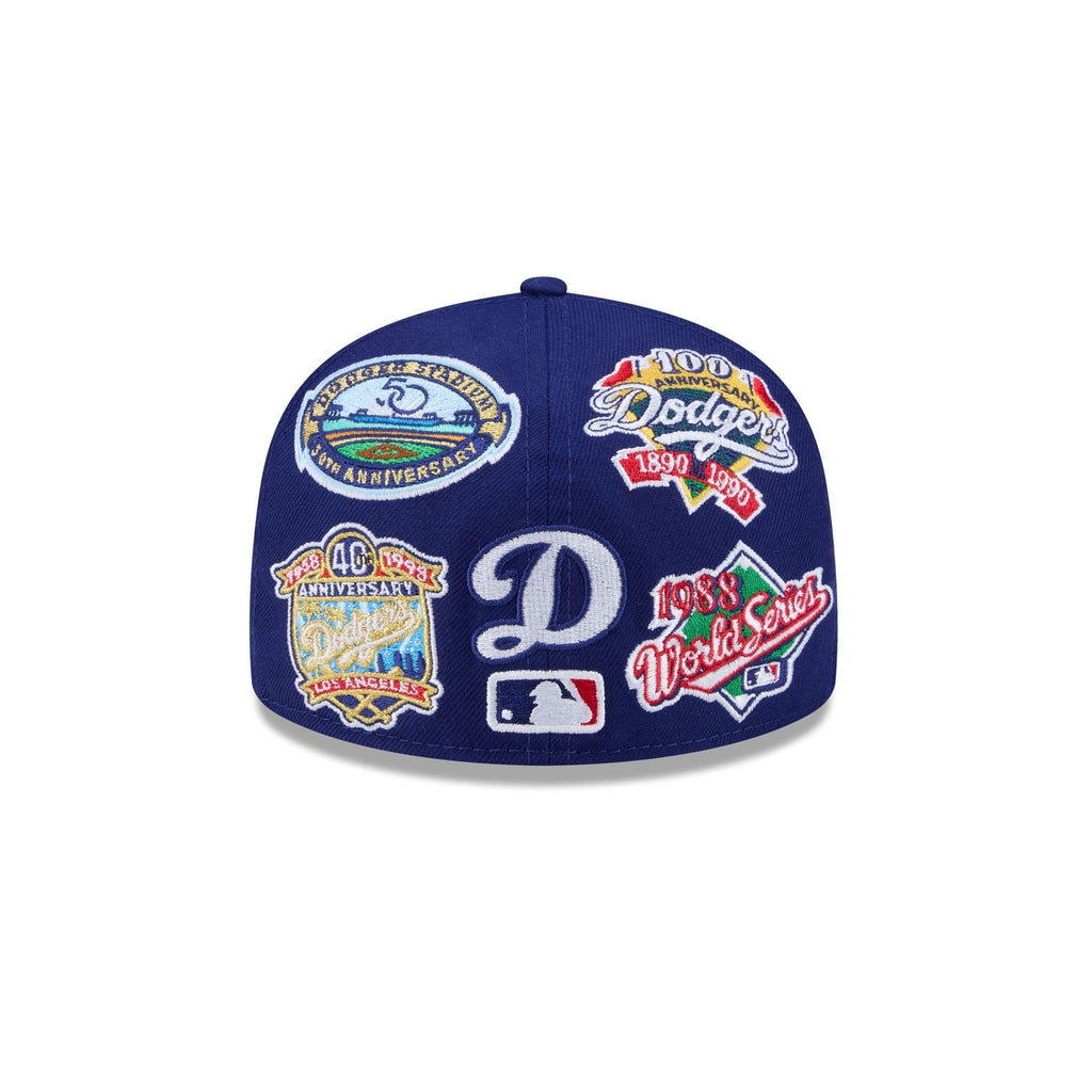 Los Angeles Dodgers MLB All Over Patch 59FIFTY New Era Fitted Official Team Hat Sports Fan Cap Official NFL Team Hat Football Fan Cap