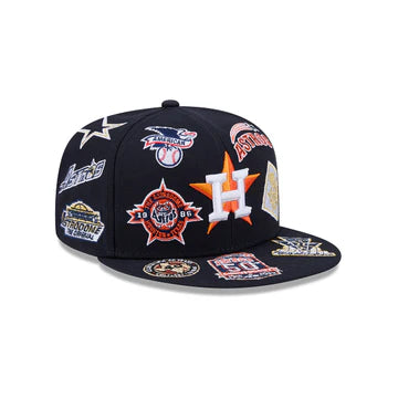 Houston Astros MLB All Over Patch 59FIFTY Fitted New Era Official Team Hat Sports Fan Cap Official NFL Team Hat Football Fan Cap