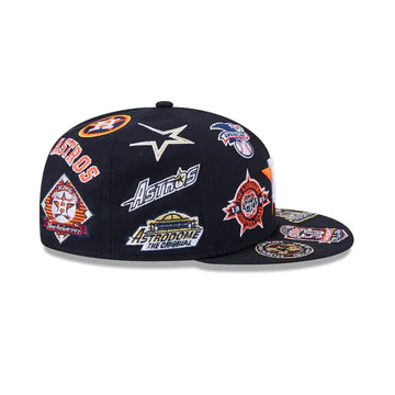 Houston Astros MLB All Over Patch 59FIFTY Fitted New Era Official Team Hat Sports Fan Cap Official NFL Team Hat Football Fan Cap