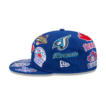 Toronto Blue Jays MLB All Over Patch 59FIFTY New Era Official Team Hat Sports Fan Cap Official NFL Team Hat Football Fan Cap