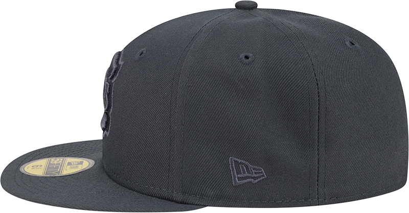 Chicago Cubs Storm Gray 2nd Alternate Logo 59FIFTY Fitted Cap By New Era Official Team Hat Sports Fan Cap Official NFL Team Hat Football Fan Cap