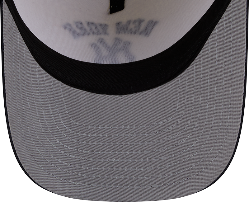 New York Yankees New Era Arched Ivory A-Frame 9FIFTY Snapback Hat Official Team Hat Sports Fan Cap Official NFL Team Hat Football Fan Cap