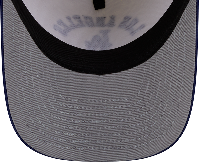 Los Angeles Dodgers New Era Arched Ivory A-Frame 9FIFTY Snapback Hat Official Team Hat Sports Fan Cap Official NFL Team Hat Football Fan Cap