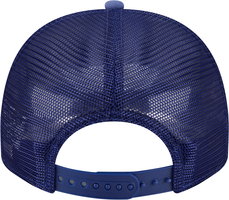 Los Angeles Dodgers New Era Blue Worn A-Frame 9FIFTY Trucker Snapback Hat Official Team Hat Sports Fan Cap Official NFL Team Hat Football Fan Cap