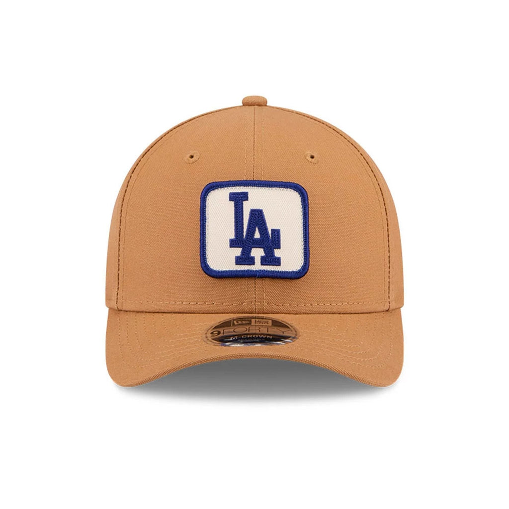 Los Angeles Dodgers MLB Team Choice 9FORTY M-Crown Strapback New Era Brown Official Team Hat Sports Fan Cap Official NFL Team Hat Football Fan Cap